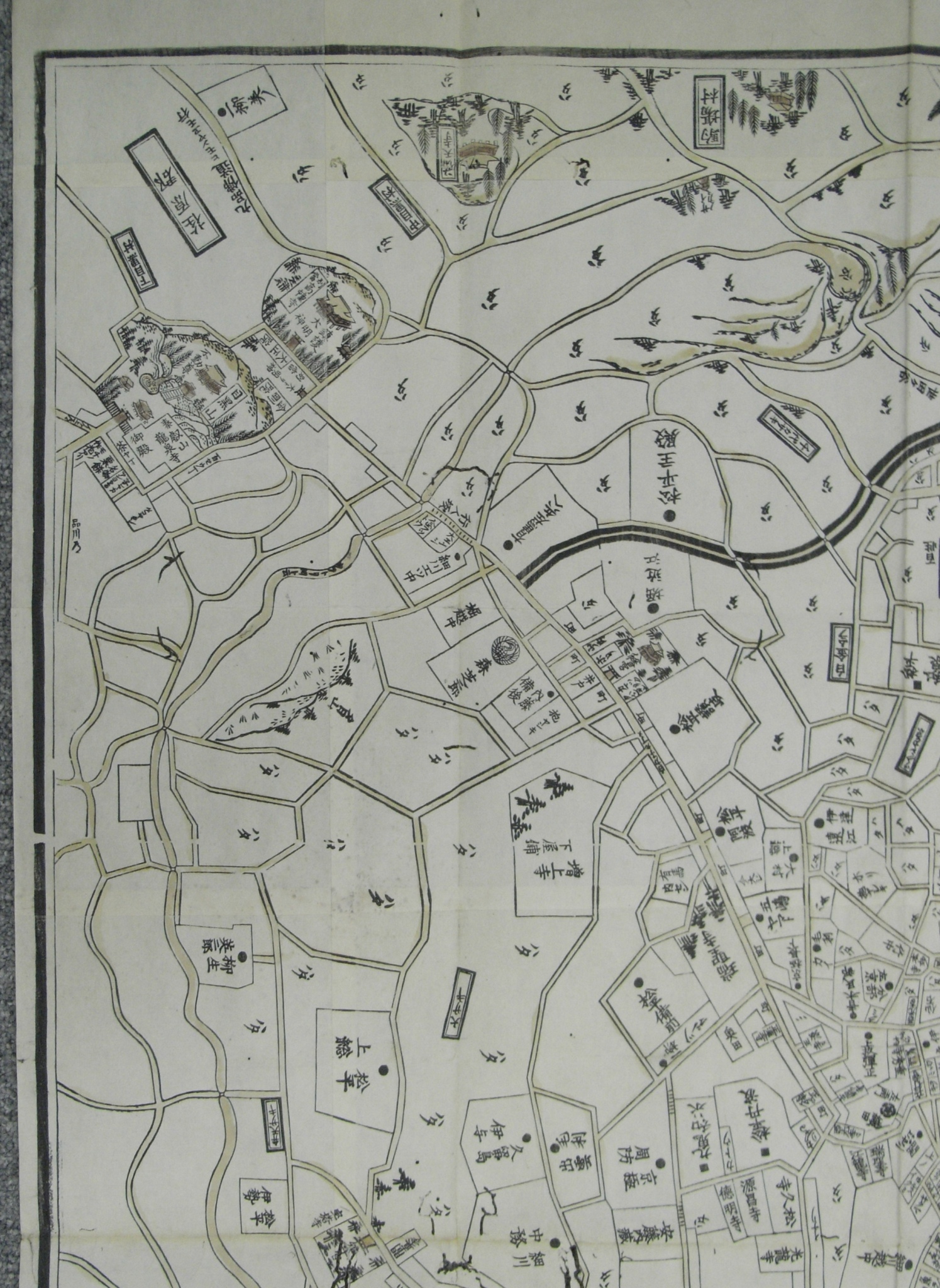 分間江戸大絵図/文政8年(1825年)